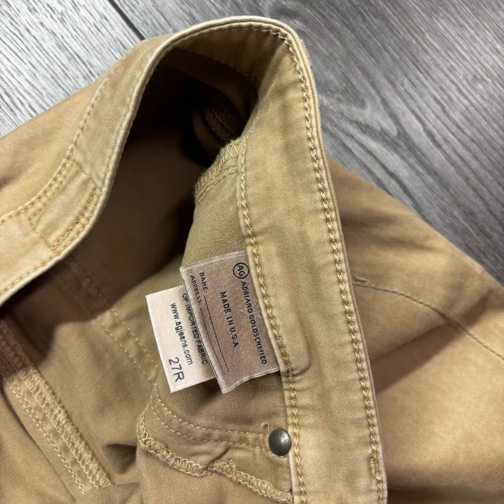 Adriano Goldschmied Jeans Womens 27R Brown The Zip Up Legging Ankle High Rise - Picture 7 of 11